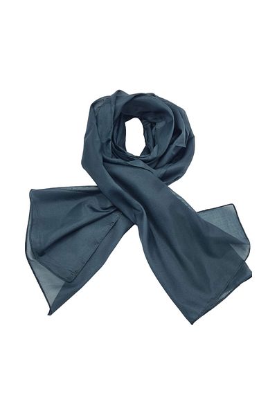 EVoStyle Esarfă din Matase 100%, Fină și versatilă, Culoare Verde Padure, 45 cm x 155 cm