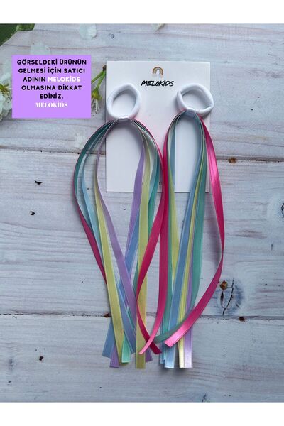 THE İLKİN TOKA Gökkuşağı Renkli Kurdele Dans ve Gösteri Bilekliği