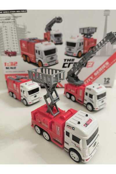 KİNKU Sürtmeli itfaiye araçlar taşıcı- su atan- merdivenli açılan kapanan mekanizmali