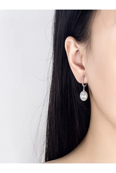 FT Tasarım Antialerjik Kararmaz Gümüş Çelik Inci Küpe