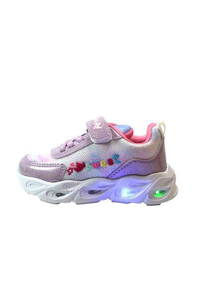 Onlo Ayakkabı Onlo Shoes Lnt.0617 White Anatomical Lighted Velcro Baby Girl Sneakers