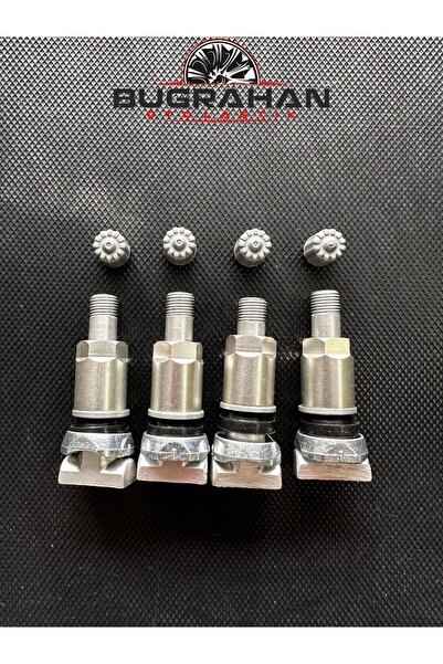 OEM SGL008 TPMS Sensörlü Çelik Sibop 4 Adet (Uyumlu Olduğu Araçlar Açıklamada)