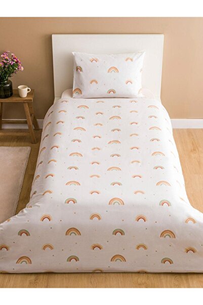 LC Waikiki Mixed Cotton Printed Single Duvet Cover Set (S5)