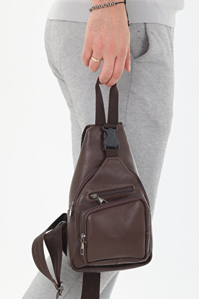 Erzeno Leather Bodybag Chest Bag / Messenger Bag / Cross Chest Bag / Single Arm Backpack