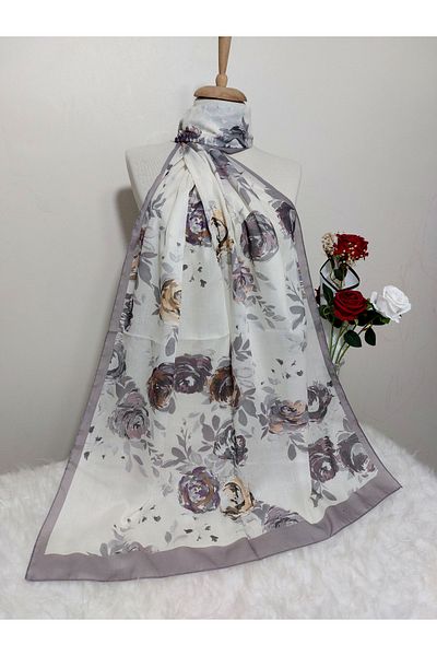 REMOMODA Patterned Soft Cotton Shawl