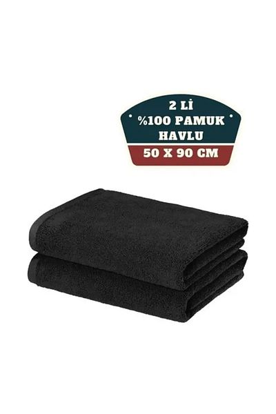 DENİZLİ ÇEYİZ 2 Pieces 100% Cotton Hand Towels