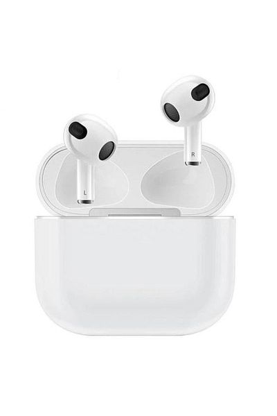 REDz Accessories Husă de căști din silicon pentru Apple AirPods 3, albă