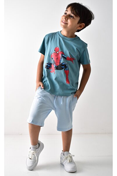Banadamoda Boy's Printed T-shirt Shorts Set