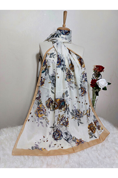 REMOMODA Μαλακό βαμβακερό σάλι με σχέδια