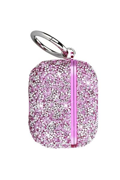 REDz Accessories Case For Apple Airpods 3, Full Protection, Carabiner, Purple