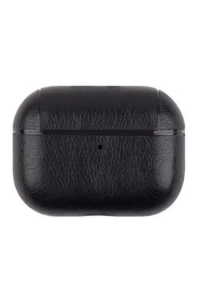 REDz Accessories Elite Case, Compatible With Airpods Pro 2, Select Look, Shock Protection, Leather Look, Black