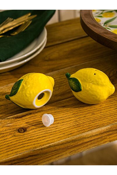 LC Waikiki Limon Figürlü Tuzluk ve Biberlik Seti (S5)