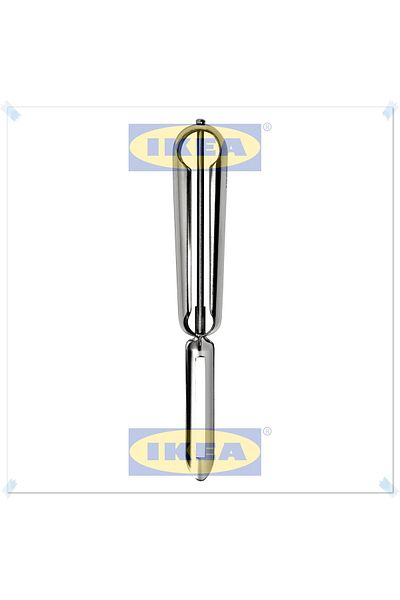 IKEA Vardagen Sharp Tip Stainless Steel Peeler, 18 cm