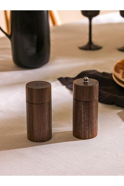 LC Waikiki Wooden Salt and Pepper Shakers Set (S5)