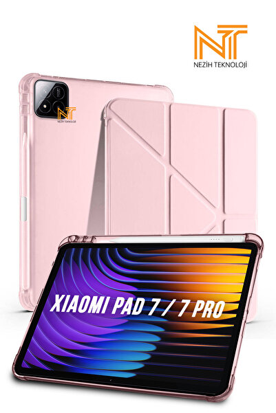 Nezih Case Mi Pad 7 and Mi Pad 7 Pro Compatible Tri-Folding Smart Case with Pen Compartment and Sleep Mode