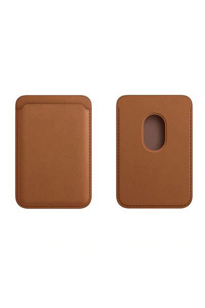 REDz Accessories Portofel pentru carduri cu suport Magsafe pentru iPhone, maro