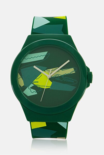Lacoste Men 2011186 Rubber Watch 40 Mm, Green