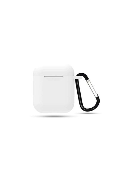 REDz Accessories Husă din silicon pentru Apple Airpods 1 și 2, albă