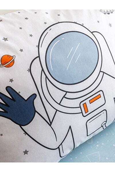 LC Waikiki Mixed Astronaut Printed Children's Duvet Cover Set (S5)