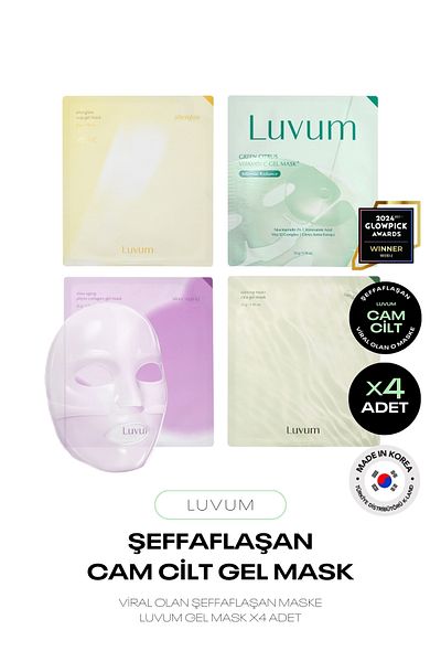 LUVUM Transparent Korean Mask Set Luvum Gel Mask