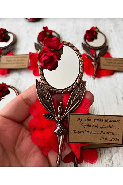 Tolara Ticaret Melek ayna magnet Söz Nişan Kına Düğün Bebek Hediyelikleri ( 1...