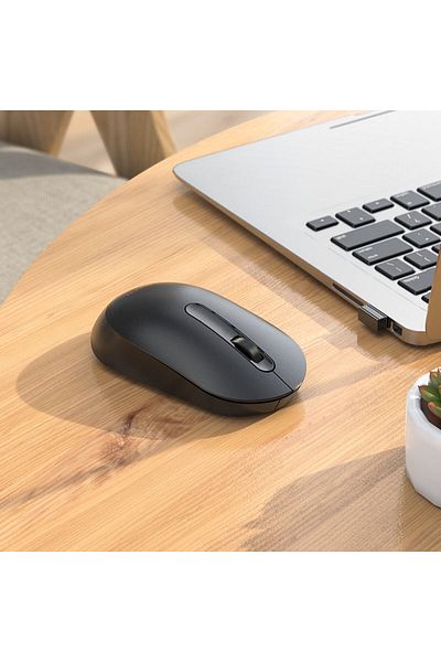 REDz Accessories Wireless Mouse, Hoco GM14 Platinum, 2.4G Connection, USB, Universal, Black