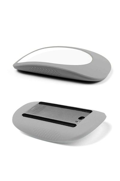 REDz Accessories Case for Apple Magic Mouse, Silicone, Gray