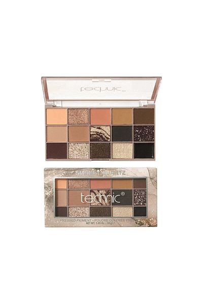 TECHNIC Smokey Quartz 15-Pack Eyeshadow Palette