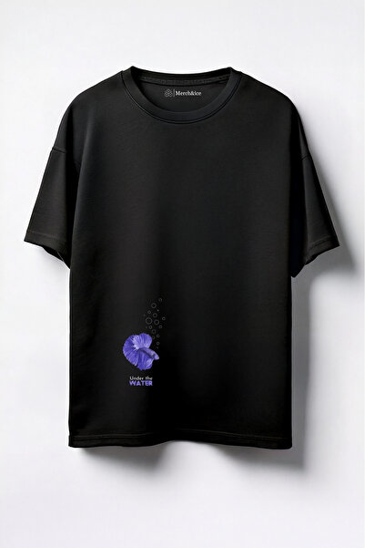 Merch&ice Ispod vode Štampano Unisex Oversize kroj T-shirt