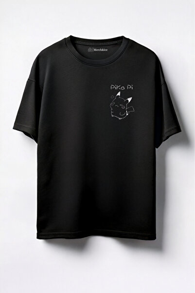 Merch&ice Pika pi pičučak Štampano uniseks Oversize kroj T-shirt