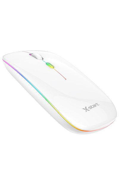 REDz Accessories Mouse X-START YPX043, 2.4G connection, USB, 1000 DPI, RGB light, Ergonomic, White