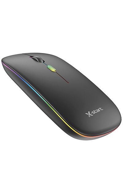 REDz Accessories X-START YPX043 Mouse, 2.4G Connection, USB, 1000 DPI, RGB Light, Ergonomic, Black