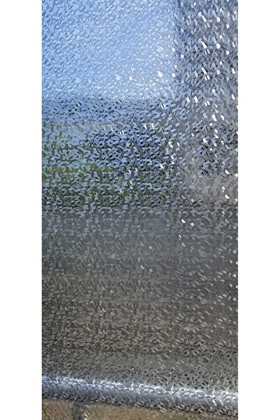 TechnoSmart 45x100cm Mozaik Desenli Statik Cam Filmi Kaplama | Mutfak Ofis Banyo Kafe Restoran