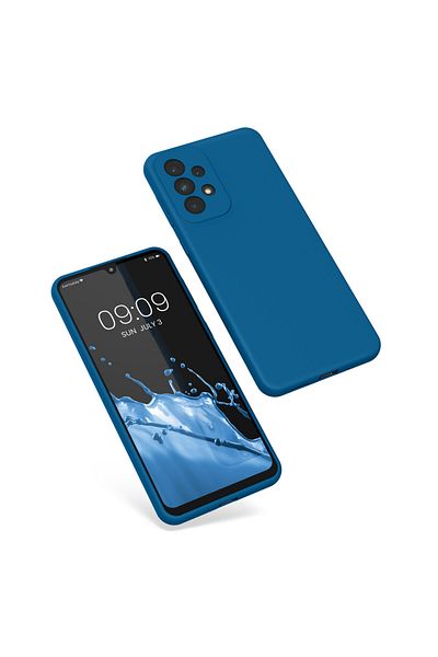 KWmobile Carcasă pentru Samsung Galaxy A33 5g, albastră, silicon, 57833.228