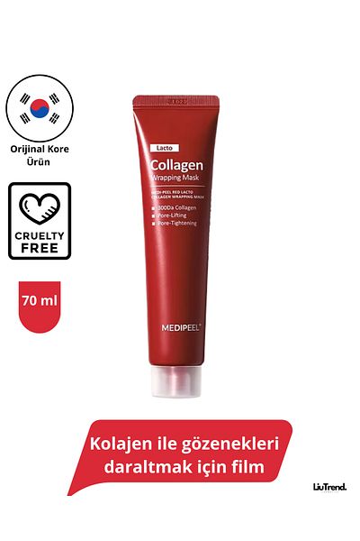 Medipeel Collagen Peeling Glass Skin Mask Medipeel Red Lacto Collagen Wrapping Mask 70ml