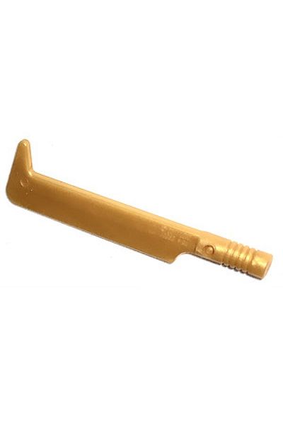 LEGO Moc Custom Akseusar Minifigure Weapon Lord of the Rings Uruk-Hai Gold Sword 1 Piece