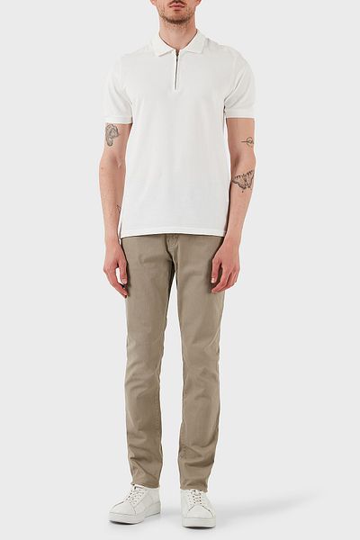 Armani Exchange Stretch Cotton Regular Fit Normal Waist Straight Leg Jeans Men's Jeans Pants