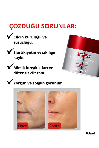 Medipeel Peptide 9 Volume & Tension Tox Cream Pro 50 ml Kırışıklıklar Için Peptid Krem M0068