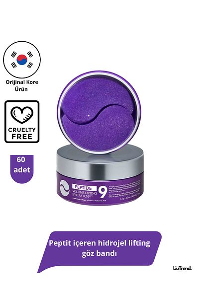 Medipeel Peptide 9 Volume Lifting Eye Patch Pro 60 Patches Hydrogel Lifting Eye Patch with Peptide