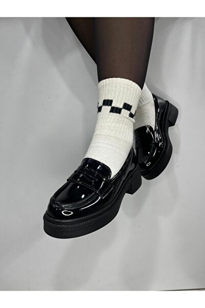 ŞAH Kadın Loafer Makosen Casual Tokalı Günlük Yumuşak Ayakkabı