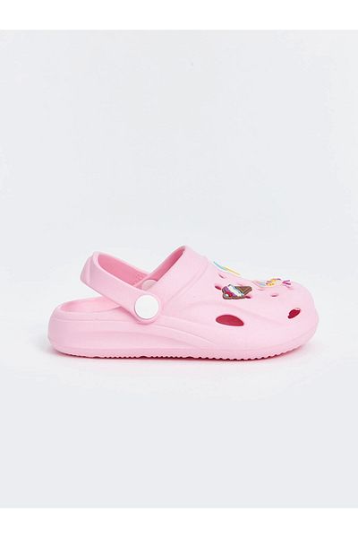 LC Waikiki Lcw Steps Pink Printed Beach Sandals for Girls