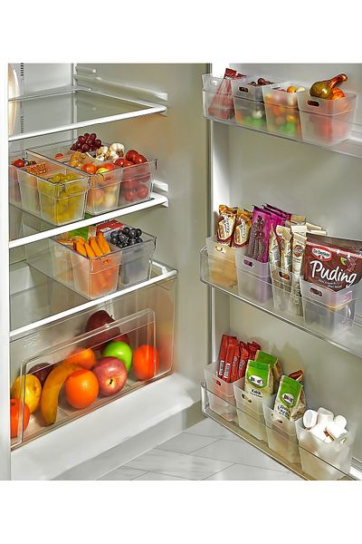 Skygo 6-Piece Fridge Mini Organizer Box Organizer - Refrigerator Door Organizer