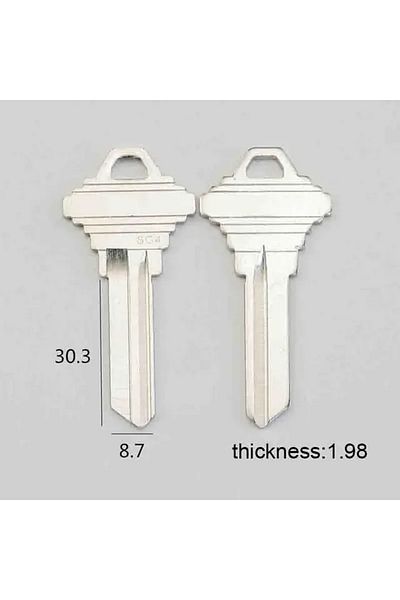 Choice Sc4 10 قطع/مجموعة Kw1/sc1/sc4 مفاتيح فارغة لوازم الأقفال مفاتيح فارغة لقفل Kwikset Schlage