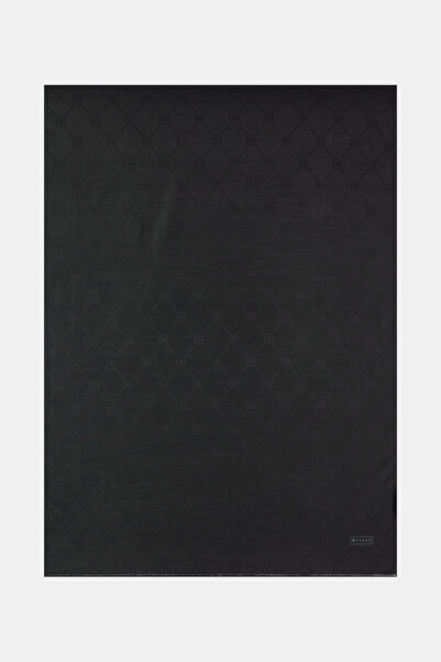 Vakko SİYAH DÜZ PAMUK İPEK ŞAL