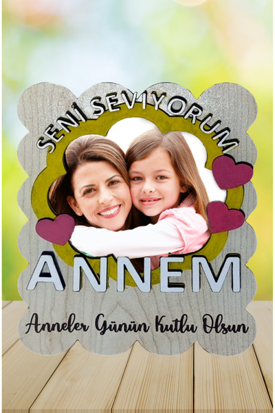 GÜL MZC Resim Çerçeveli Anneler Günü Hediyesi,