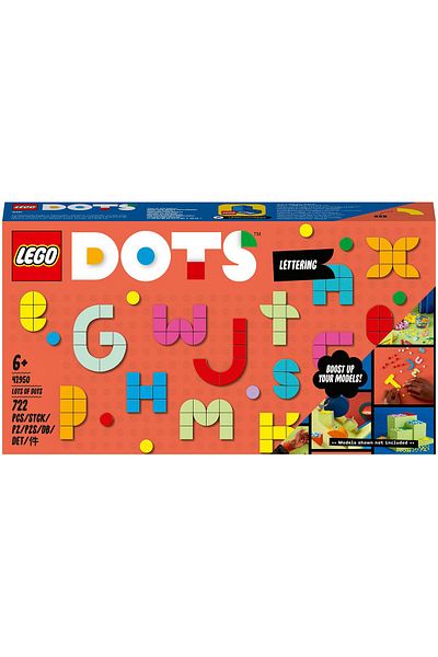 LEGO Lots Of Dots Lettering 41950 Diy Craft Kit 722 Pieces