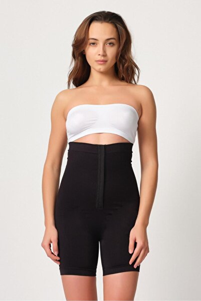 Beruflic Black Mi Angel 2087 Long Corset with Front Agraft