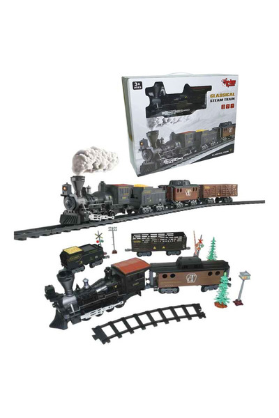 Genel Markalar CLASSİCAL STEAM TRAİN 1613A BUHARLI TREN SETİ SESLİ IŞIKLI 3+ ...
