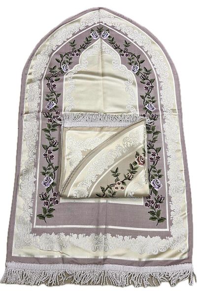 Generic Two-piece prayer rug with mihrab