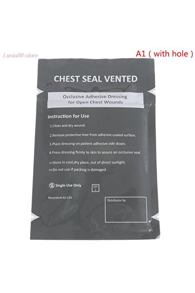 Choice1 -A1 1pc North American Rescue Hyfin Chest Seal Medical Chest Seal Ven...
